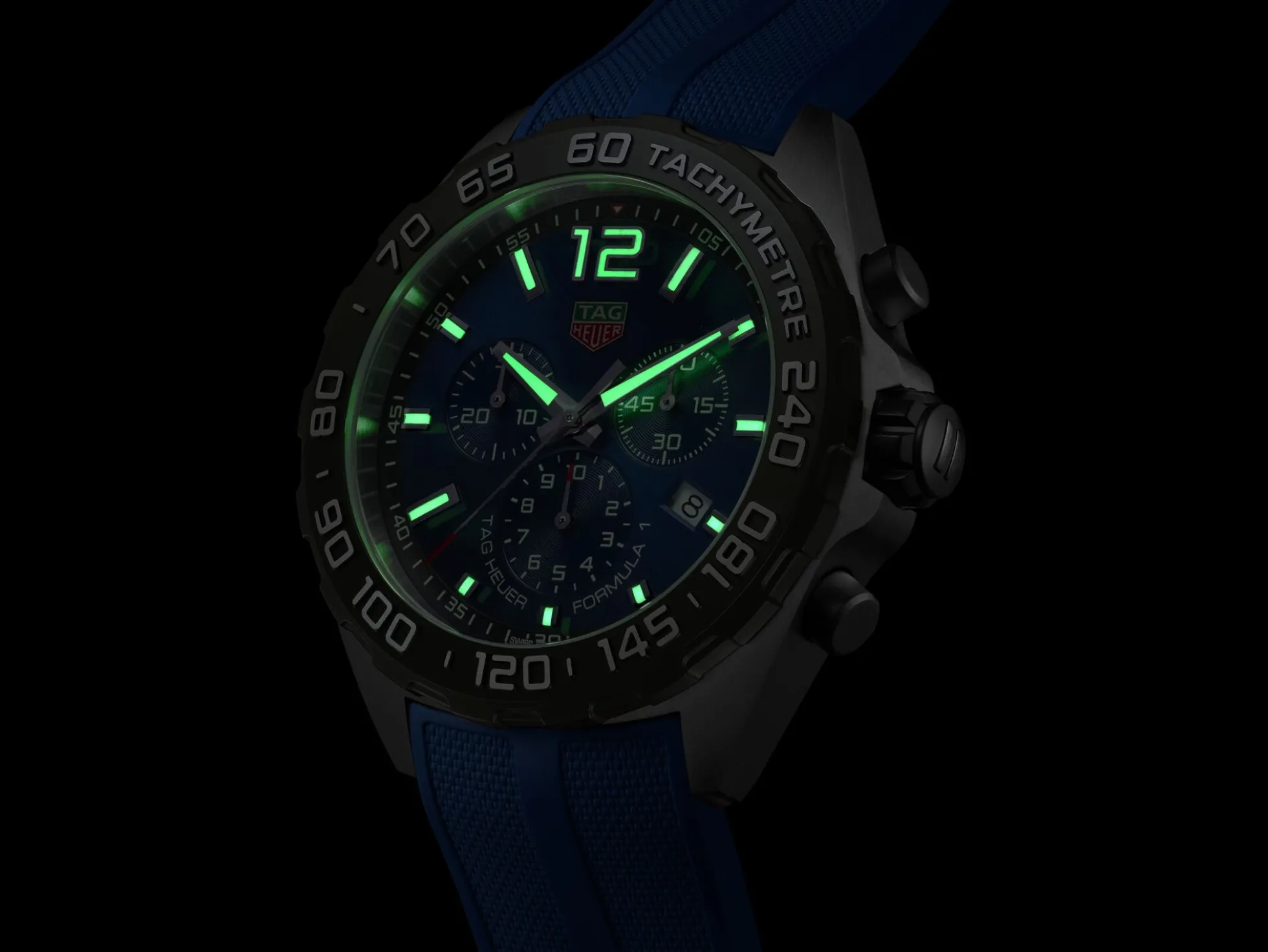 TAG Heuer Formula 1 Chronograph Blue Dial Watch, 43mm