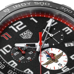 TAG Heuer Formula 1 Chronograph x Indy 500 Black Dial Watch, 43mm
