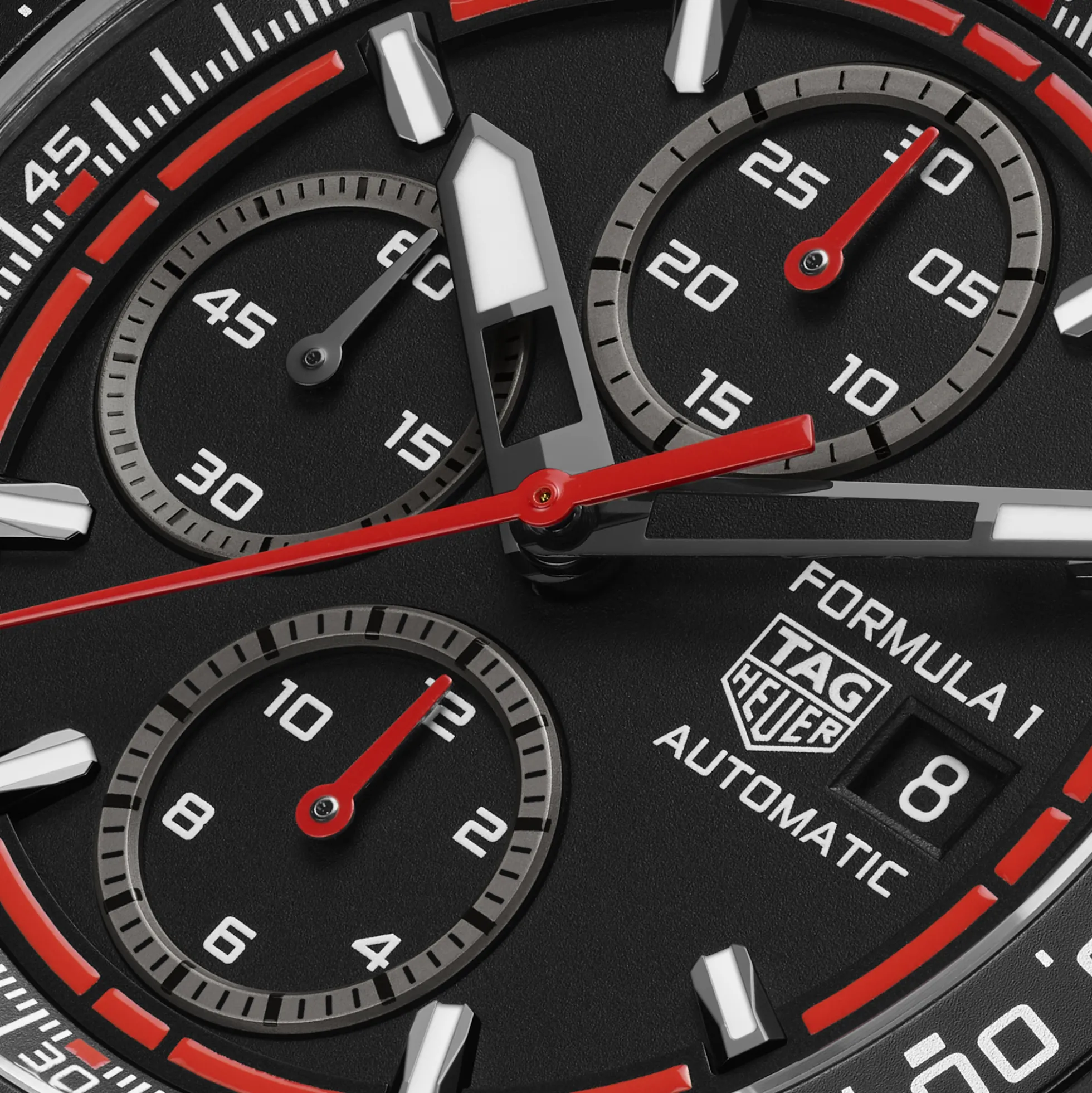 TAG Heuer Formula 1 Chronograph Black Dial watch, 44mm