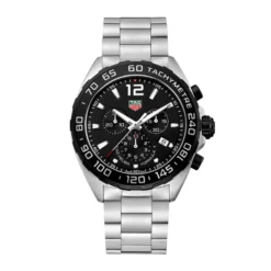 TAG Heuer Formula 1 Quartz Mens Black Steel Chronograph Watch