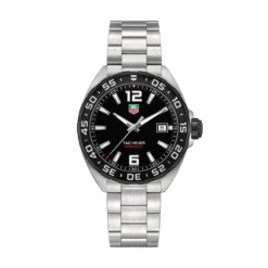 TAG Heuer Formula 1 Quartz Mens Black Steel Watch, 41mm