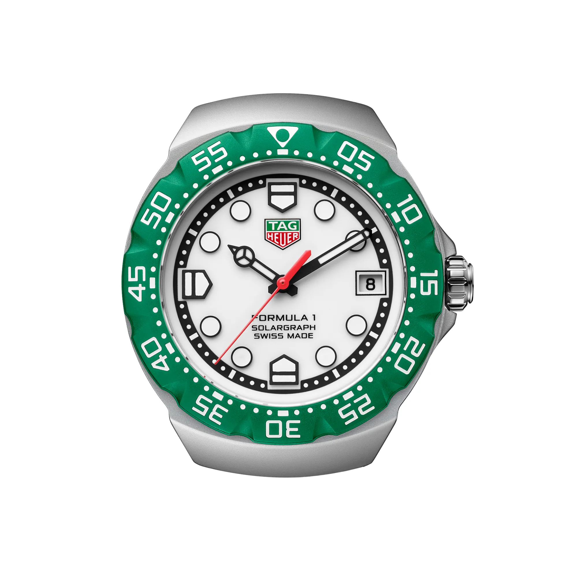 TAG Heuer Formula 1 Solargraph White Dial Watch, 38mm