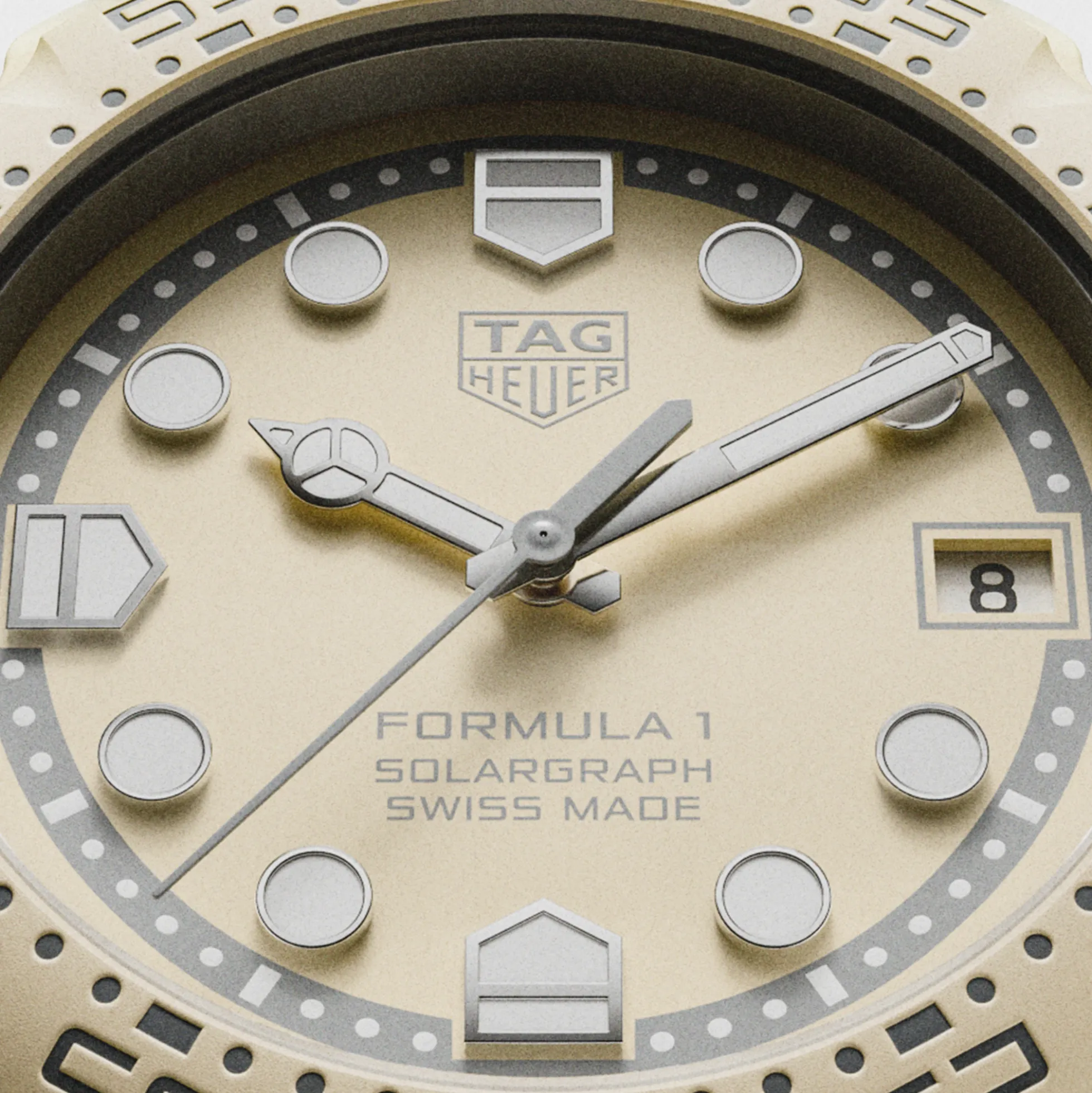 TAG Heuer Formula 1 Solargraph Beige Dial watch, 38mm