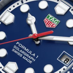 TAG Heuer Formula 1 Solargraph Blue Dial Watch, 38mm