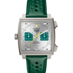 TAG Heuer Monaco Chronograph Racing Silver Dial Watch, 39mm