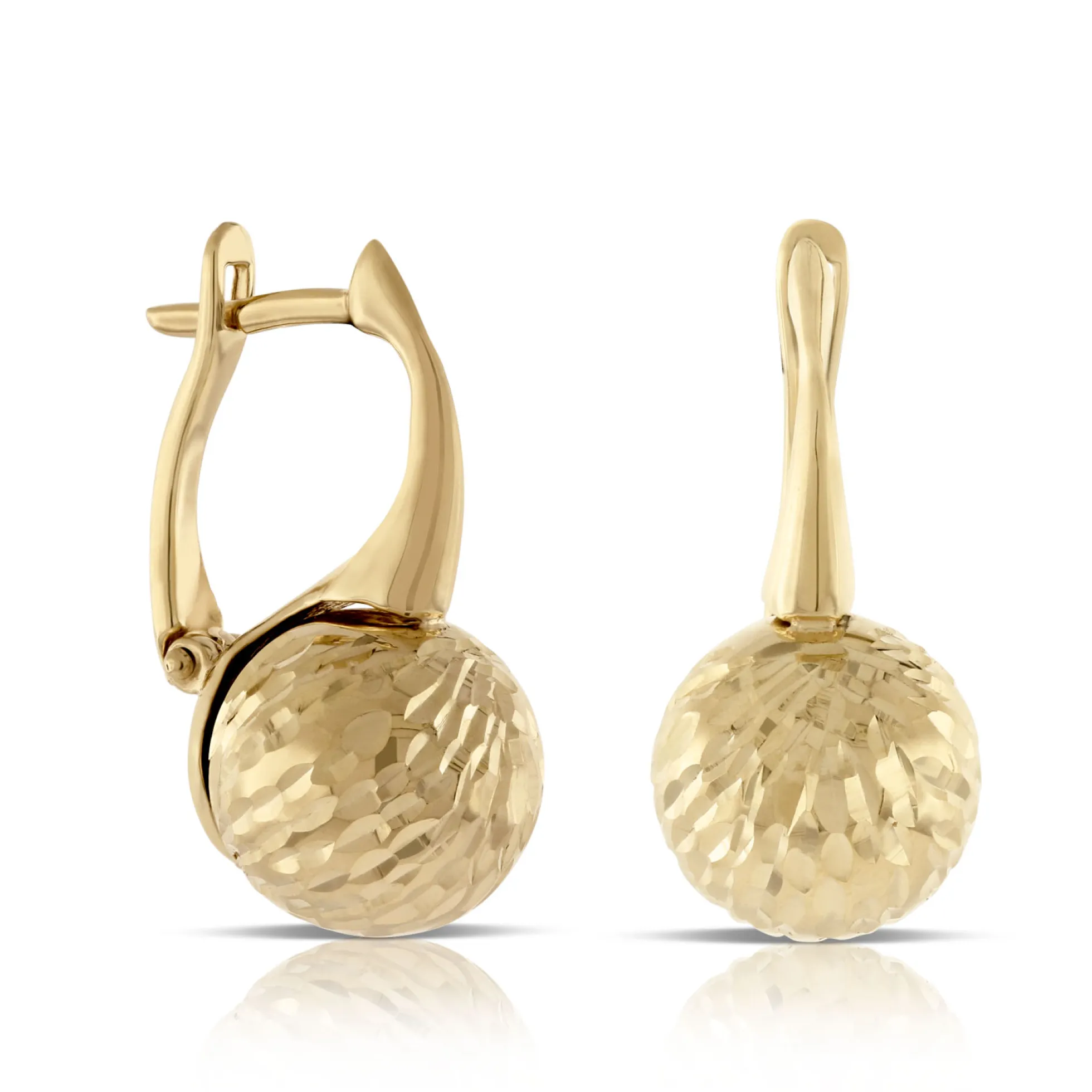 Toscano Ball Earrings 14K