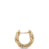 Toscano Basket Weave Hoops, 14K Yellow Gold