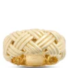 Toscano Basket Weave Ring, 14K Yellow Gold, Size 7.0
