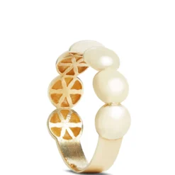 Toscano Beaded Ring, 14K Yellow Gold