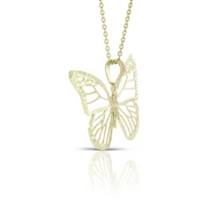 Toscano Butterfly Necklace 14K