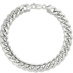 Toscano Classic Cuban Link Bracelet, Sterling Silver
