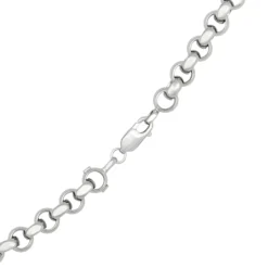 Toscano Classic Rolo Link Necklace, Sterling Silver
