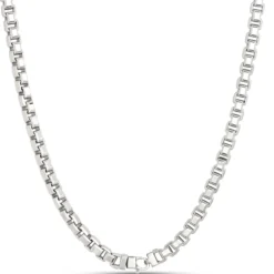 Toscano Classic Veneziana Link Necklace, Sterling Silver
