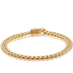 Toscano Cuban Curb Chain Bracelet 14K Yellow Gold, 8.5"