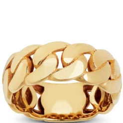 Toscano Cuban Link Ring, 14K Yellow Gold