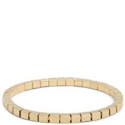 Toscano Cubic Stretchy Bracelet, 14K Yellow Gold