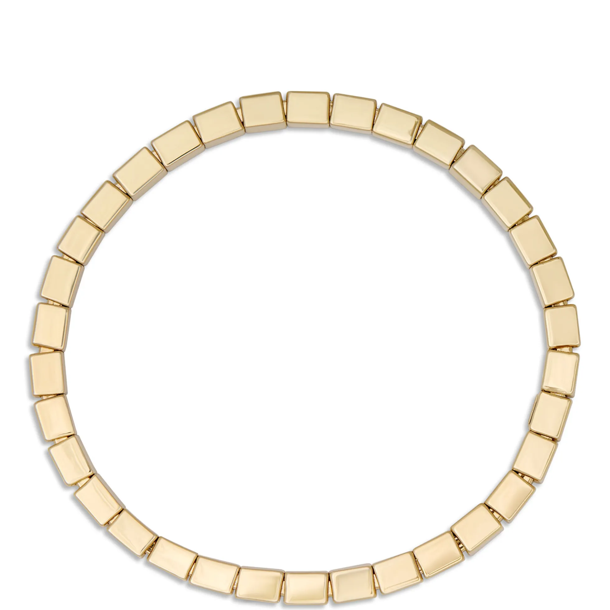 Toscano Cubic Stretchy Bracelet, 14K Yellow Gold