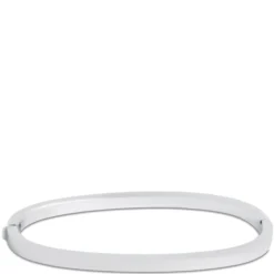 Toscano Cushion-Shaped Bangle, 14K White Gold
