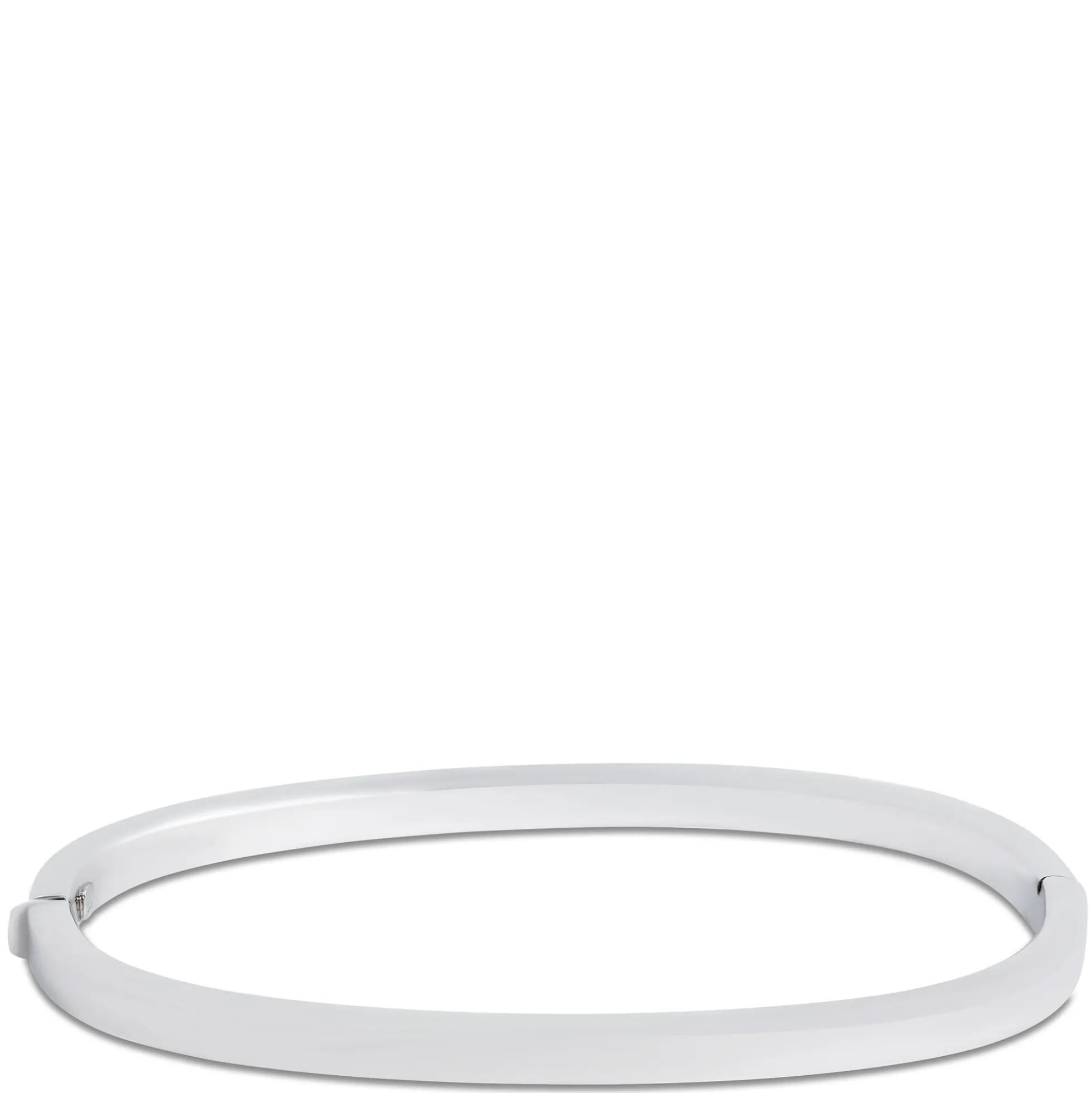 Toscano Cushion-Shaped Bangle, 14K White Gold