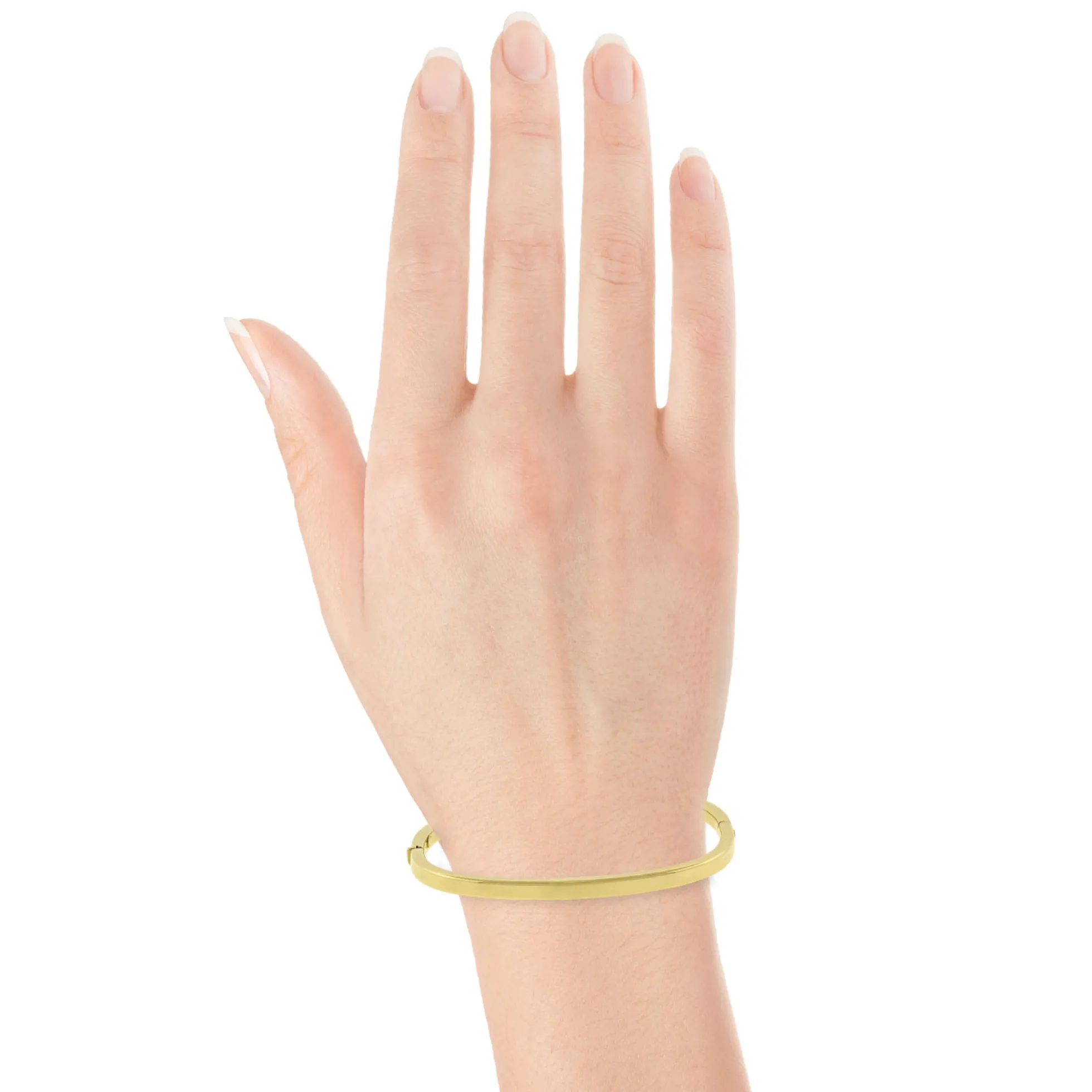 Toscano Cushion Shaped Bangle 14K