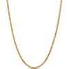 Toscano Diamond Cut Round Franco Chain 14K, 24"
