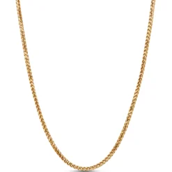 Toscano Diamond Cut Round Franco Chain 14K, 24"