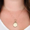 Toscano Drop Shape Pendant 14K