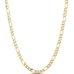 Toscano Figaro Chain Necklace 14K, 24"