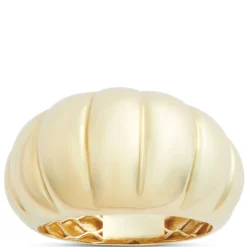 Toscano Fluted Ring, 14K Yellow Gold Size 7
