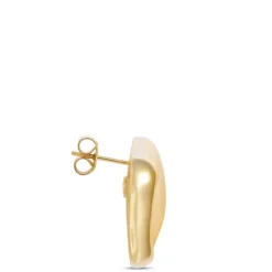 Toscano Freeform Stud Earrings, 14K Yellow Gold