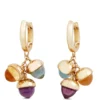 Toscano Gemstone Dangle Earrings, 14K Yellow Gold
