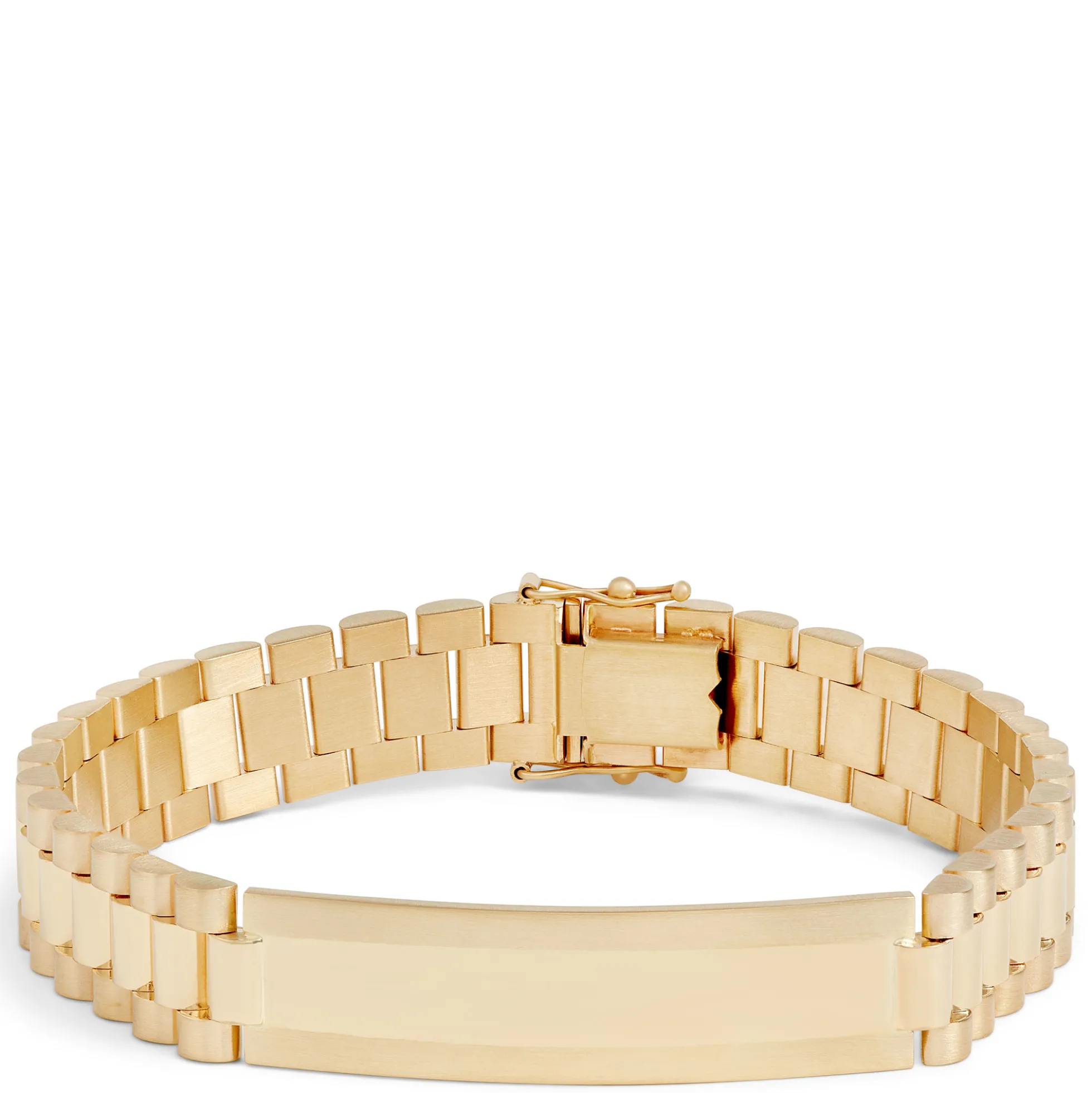 Toscano Gents 8.5-Inch Link Bracelet, 14K Yellow Gold