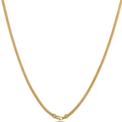Toscano Gold Lariat Necklace, ⅔ Total Carat Weight, 18K Yellow Gold