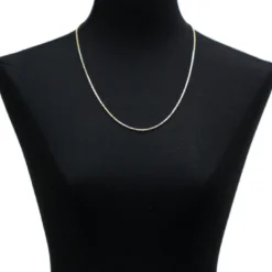 Toscano Half Round Box Chain 14K, 24"