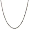 Toscano Half Round Diamond Cut Box Chain 14K, 24"