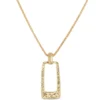 Toscano Hammered Door Knocker Pendant Necklace, 14K Yellow Gold