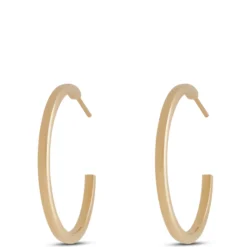Toscano Hoop Earrings, 14K Yellow Gold