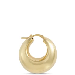 Toscano Hoop Earrings, 14K Yellow Gold