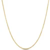Toscano 18 Inch Box Link Necklace, 14k Yellow Gold