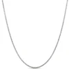 Toscano 18 Inch Box Link Necklace, 14k White Gold