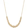 Toscano 18-Inch Center Beaded Necklace, 14K Yellow Gold