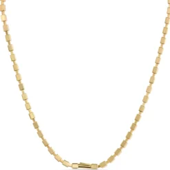 Toscano 18-Inch Cubic Necklace, 14K Yellow Gold