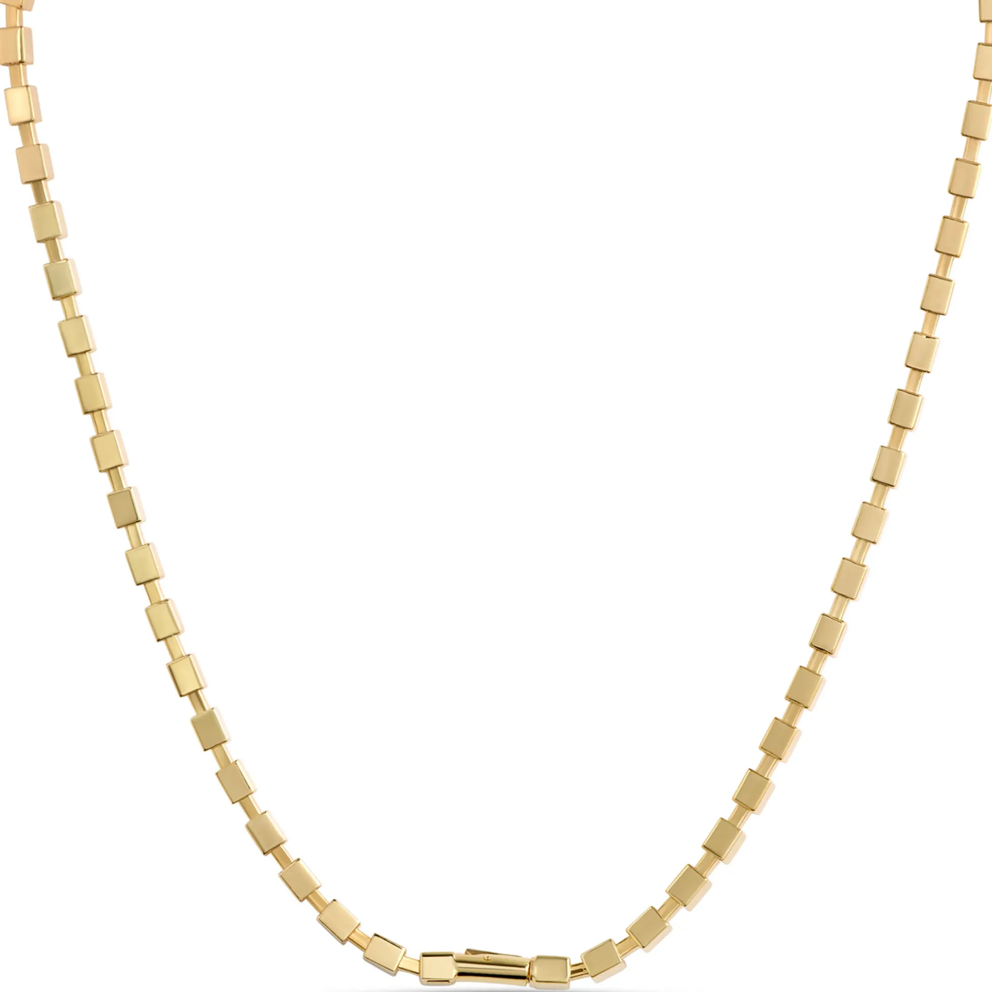 Toscano 18-Inch Cubic Necklace, 14K Yellow Gold