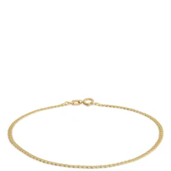 Toscano 7.5-Inch Curb Link Bracelet, 14K Yellow Gold
