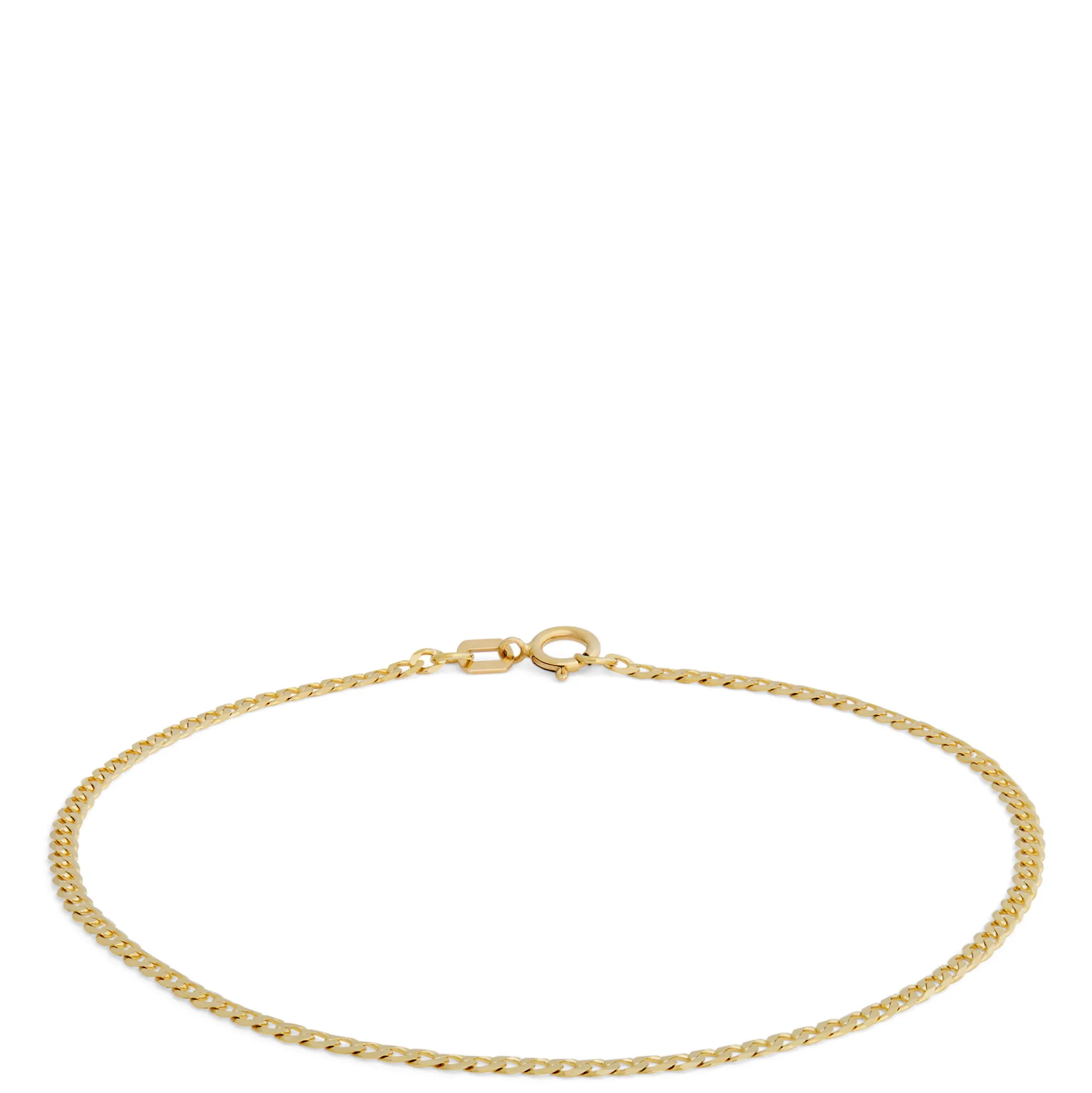 Toscano 7.5-Inch Curb Link Bracelet, 14K Yellow Gold