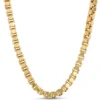 Toscano 24 Inch 3D Box Link Necklace, 14K Yellow Gold