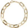 Toscano 7.5 Inch Flat Link Bracelet, 14K Yellow Gold