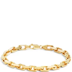Toscano 9-Inch Forzata Link Bracelet, 14k Yellow Gold