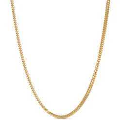 Toscano 24-Inch Franco Chain, 18K Yellow Gold