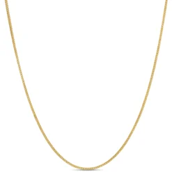 Toscano 18 Inch Franco Link Necklace, 14k Yellow Gold